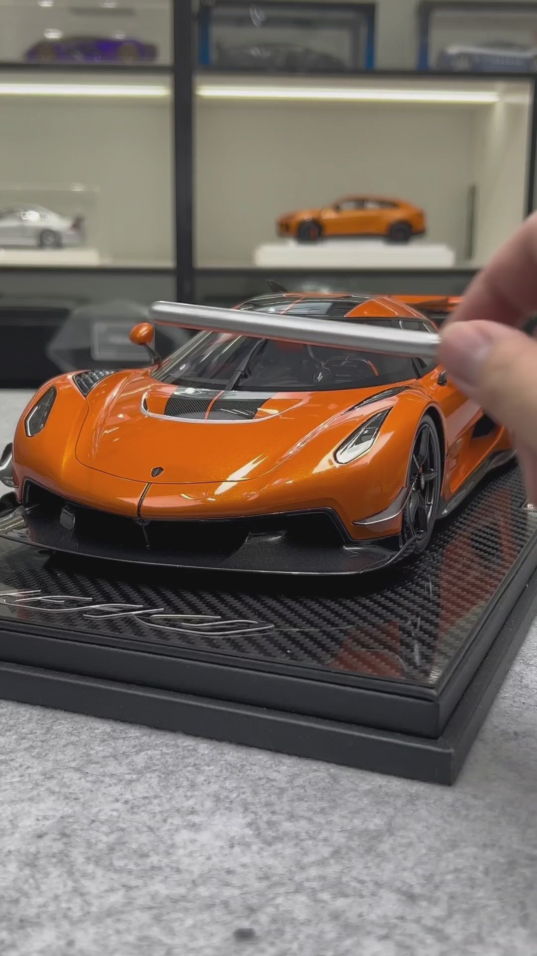 Custom Lamborghini Aventador SVJ 1:18 – Turbo Detail